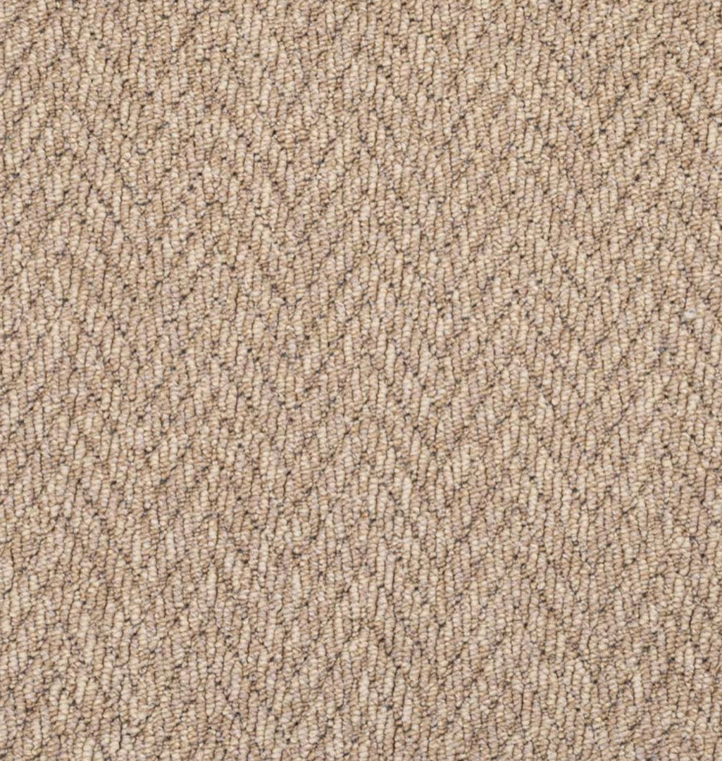 Herringbone Landing Carpet - Beige